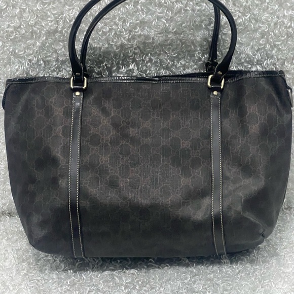 GUCCI GG Plus Monogram Joy Tote Dark Brown - Picture 8 of 16
